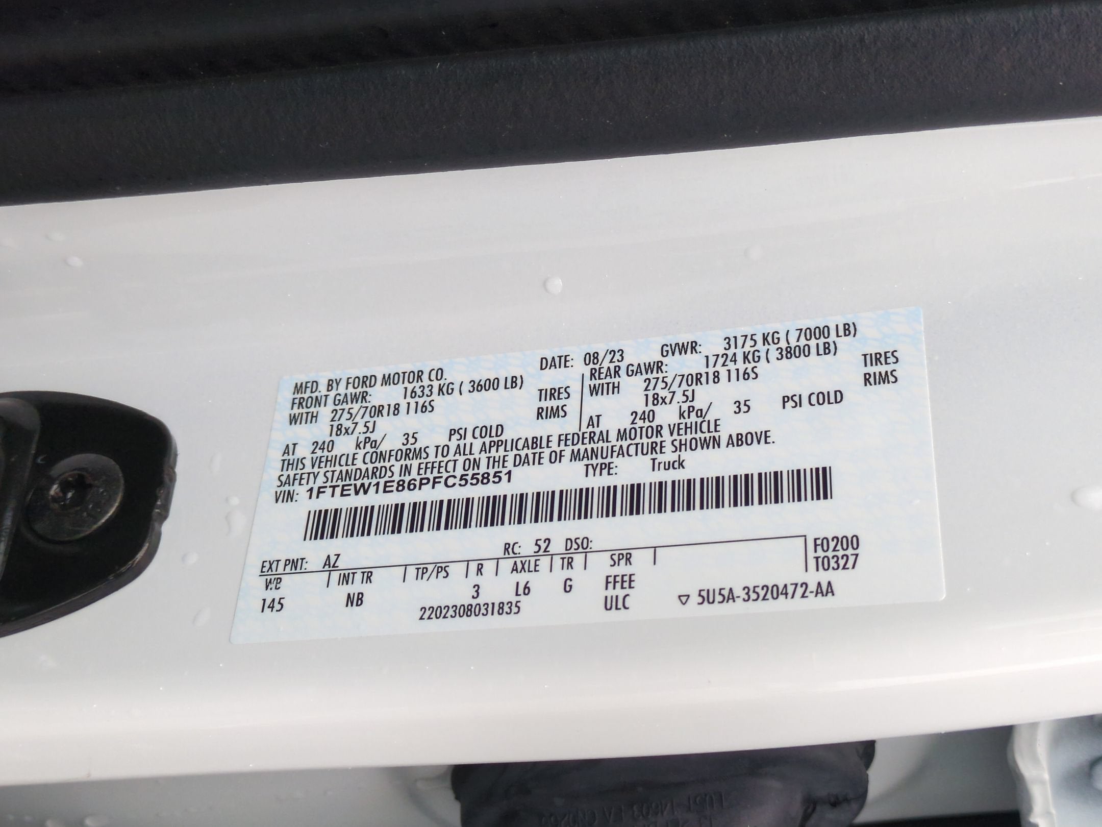 2023 Ford F-150 Tremor