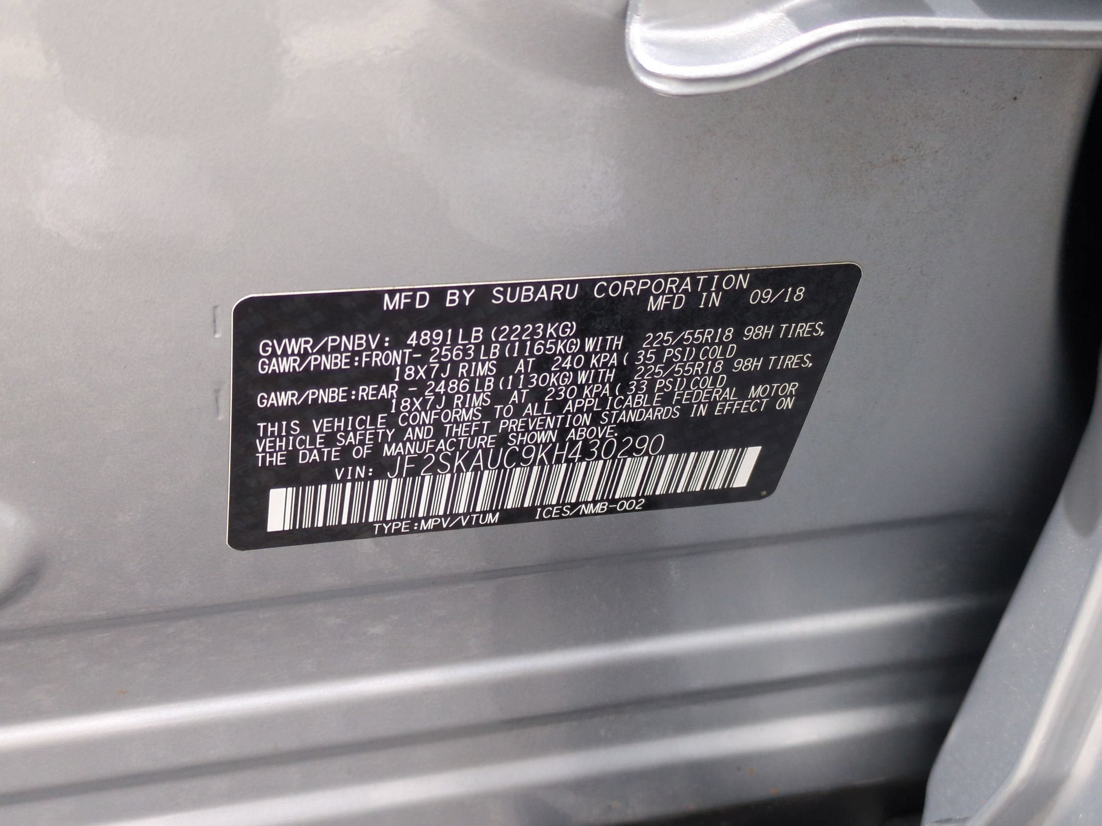 2019 Subaru Forester Limited