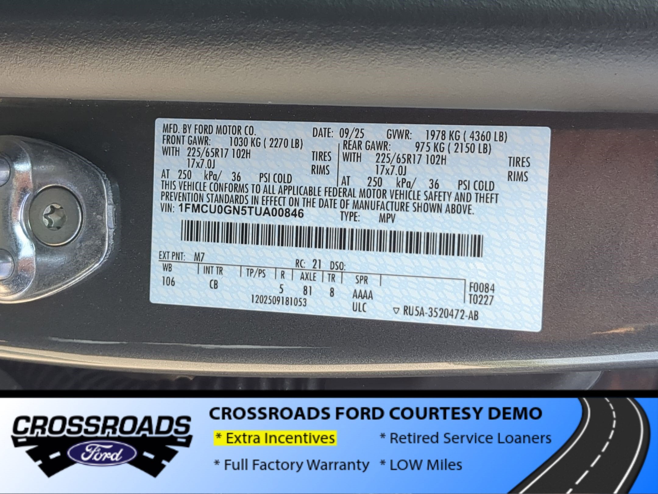 2026 Ford Escape Active - Crossroads Courtesy Demo