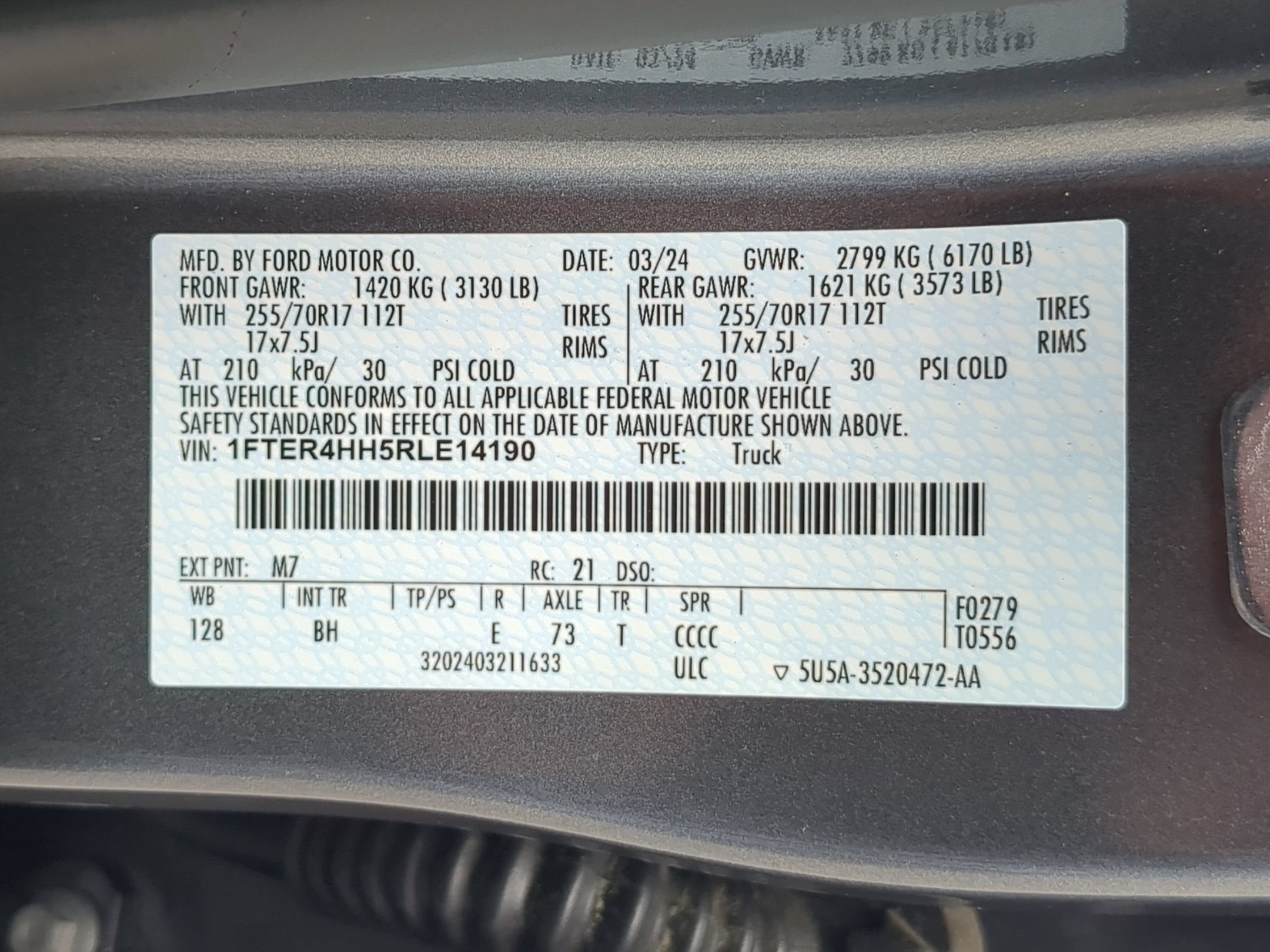 2024 Ford Ranger XLT