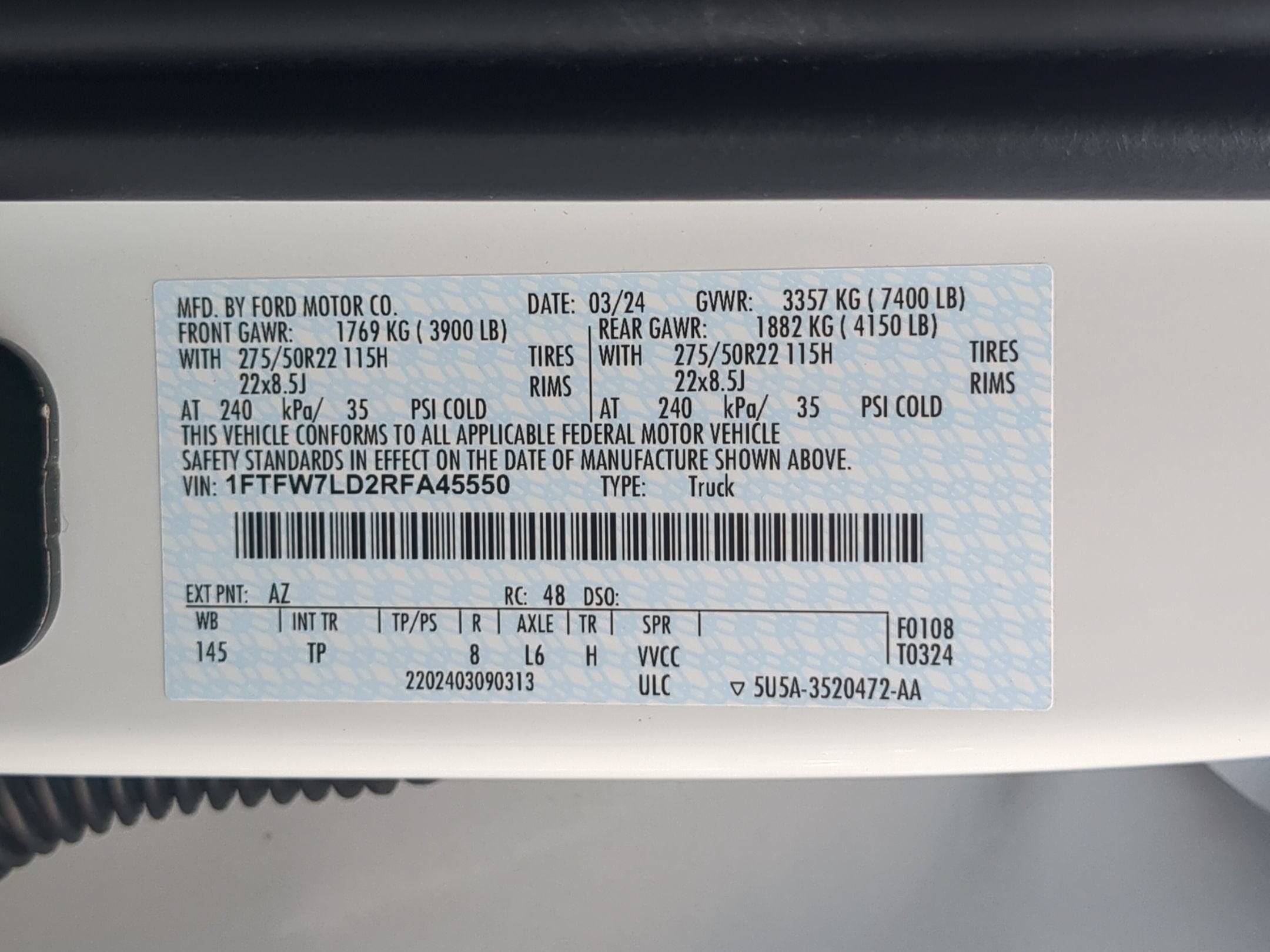 2024 Ford F-150 Platinum