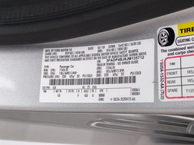 2018 Ford Fiesta SE