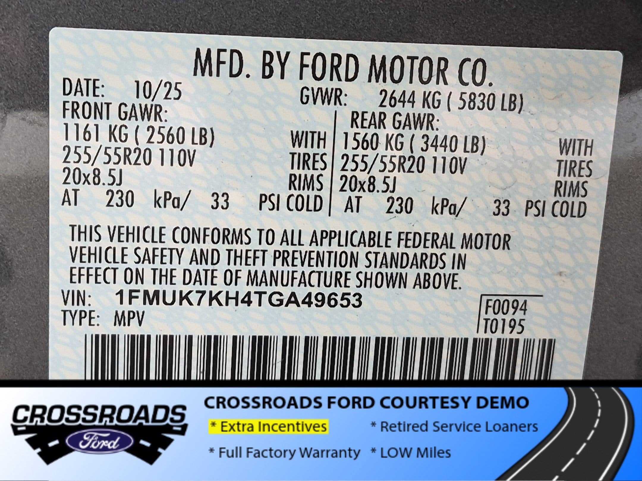 2026 Ford Explorer ST-Line - Crossroads Courtesy Demo