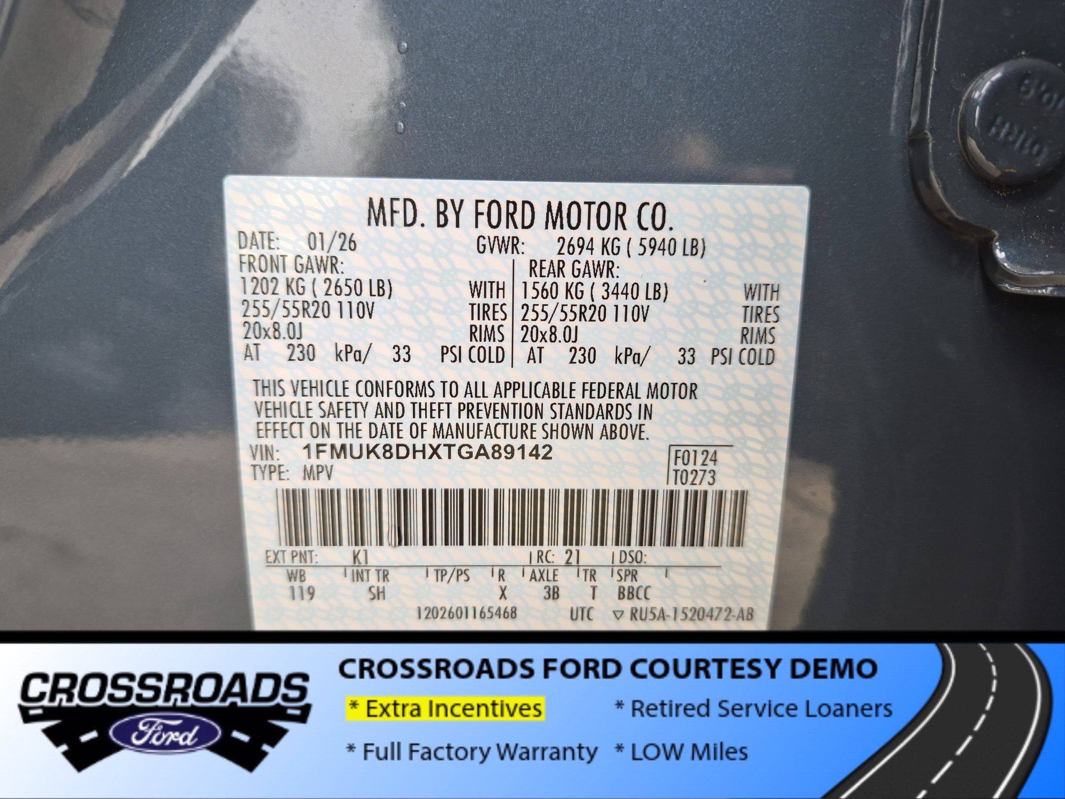 2026 Ford Explorer Active - Crossroads Courtesy Demo