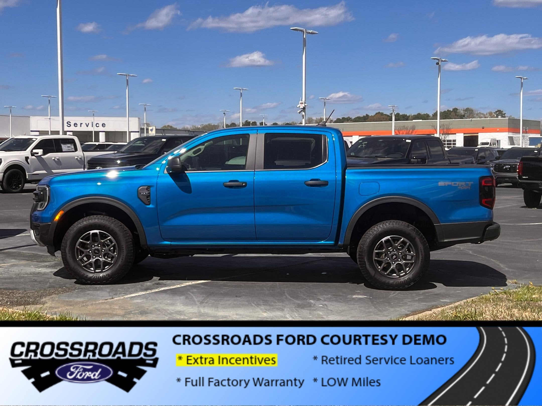2025 Ford Ranger XLT - Crossroads Courtesy Demo