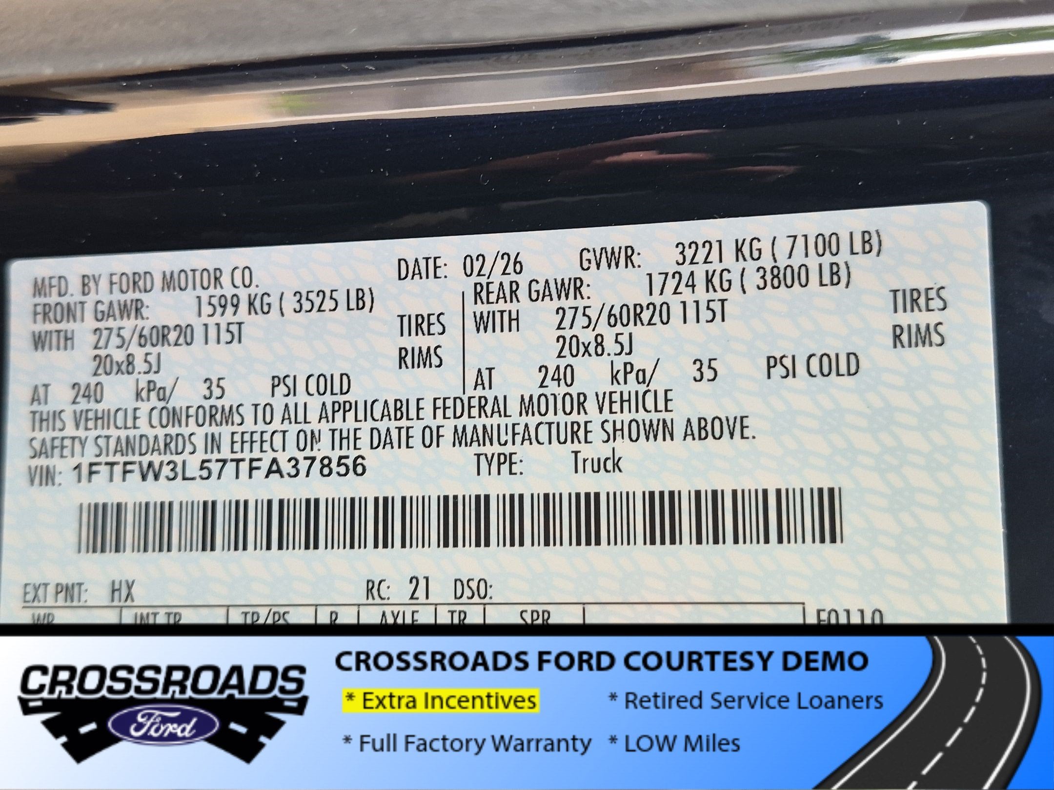 2026 Ford F-150 XLT - Crossroads Courtesy Demo