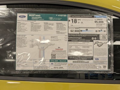 2025 Ford Mustang Saleen Yellow Label Supercharged