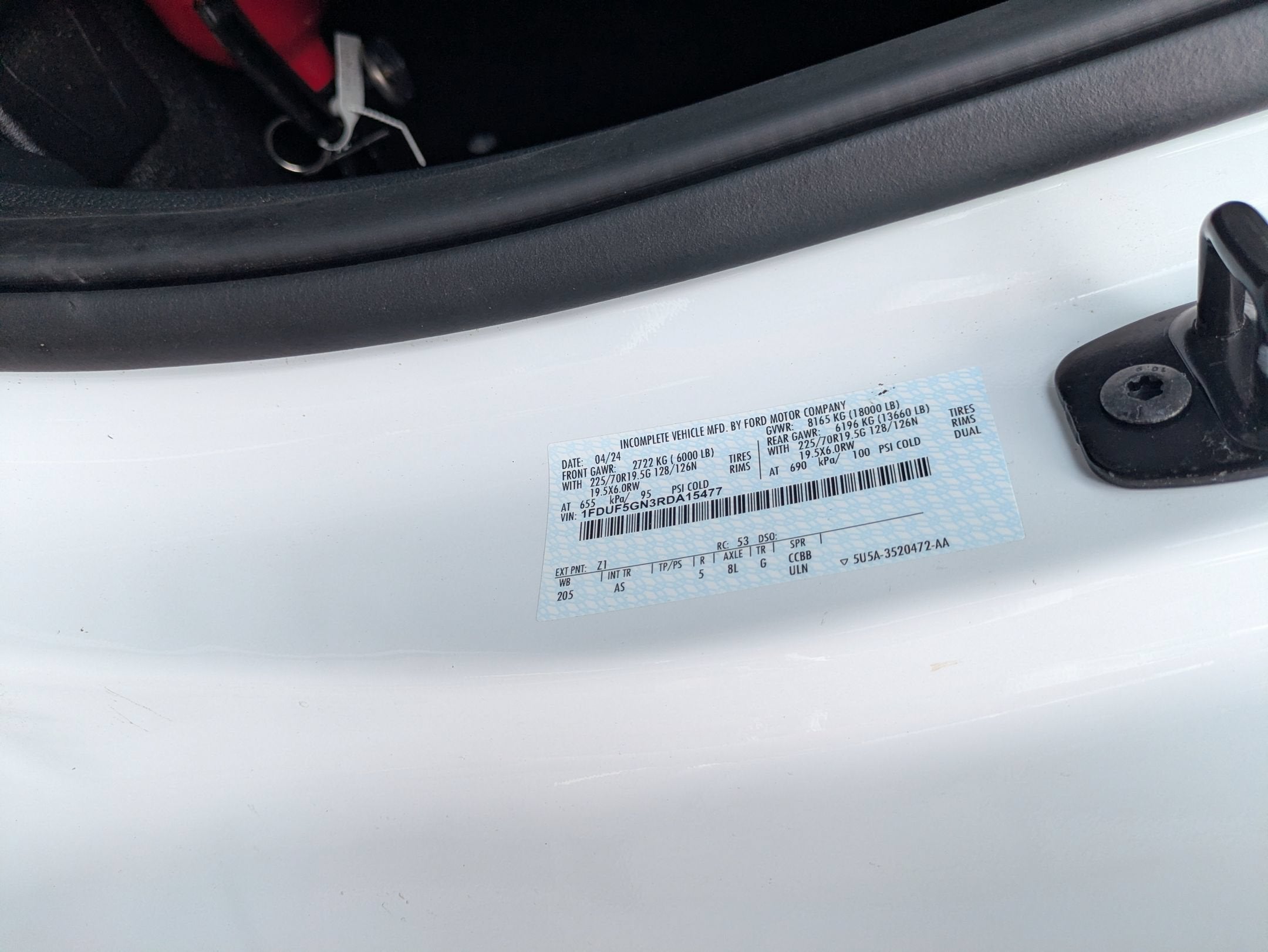 2024 Ford Super Duty F-550 DRW XL