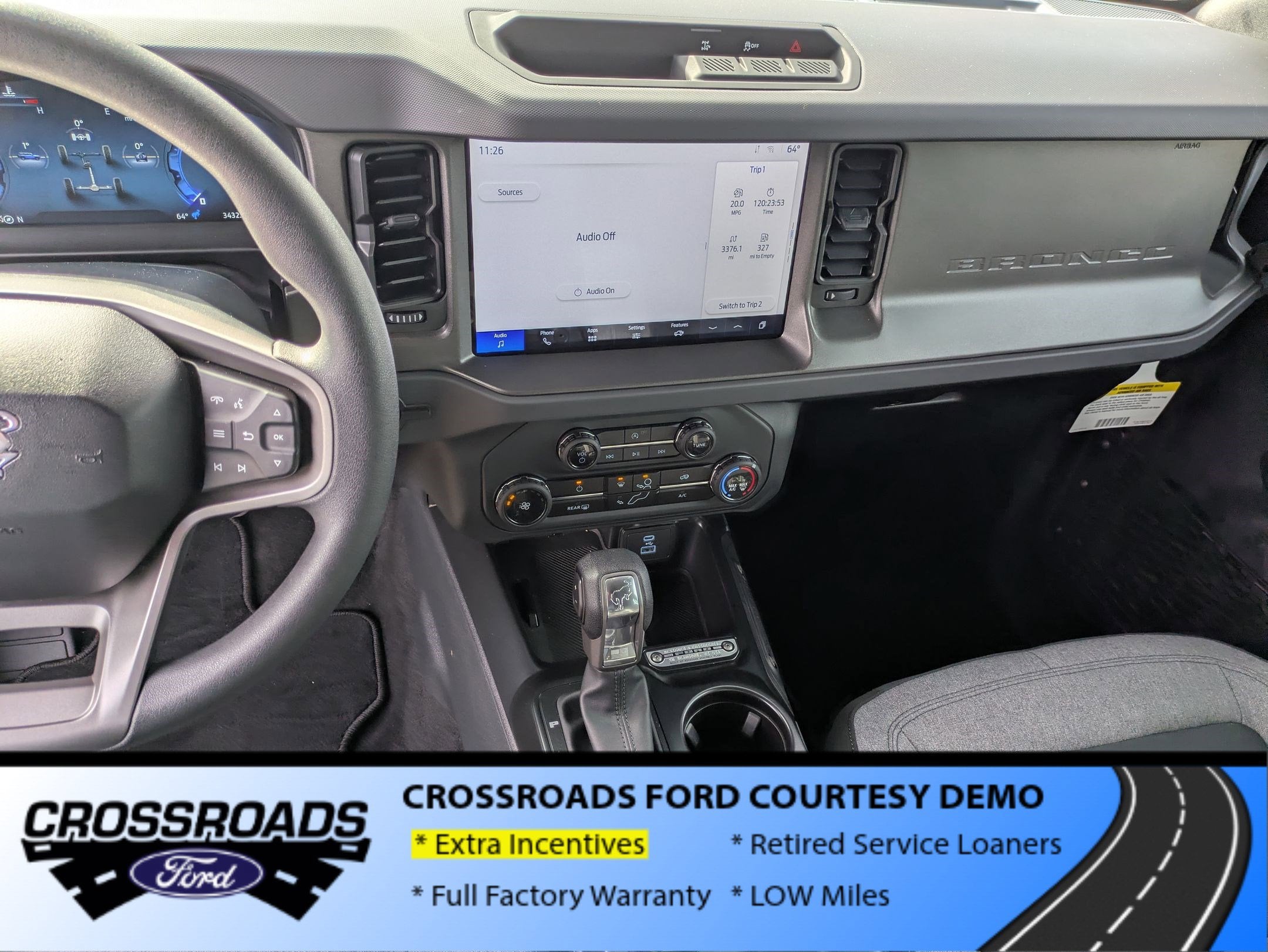 2025 Ford Bronco Base - Crossroads Courtesy Demo