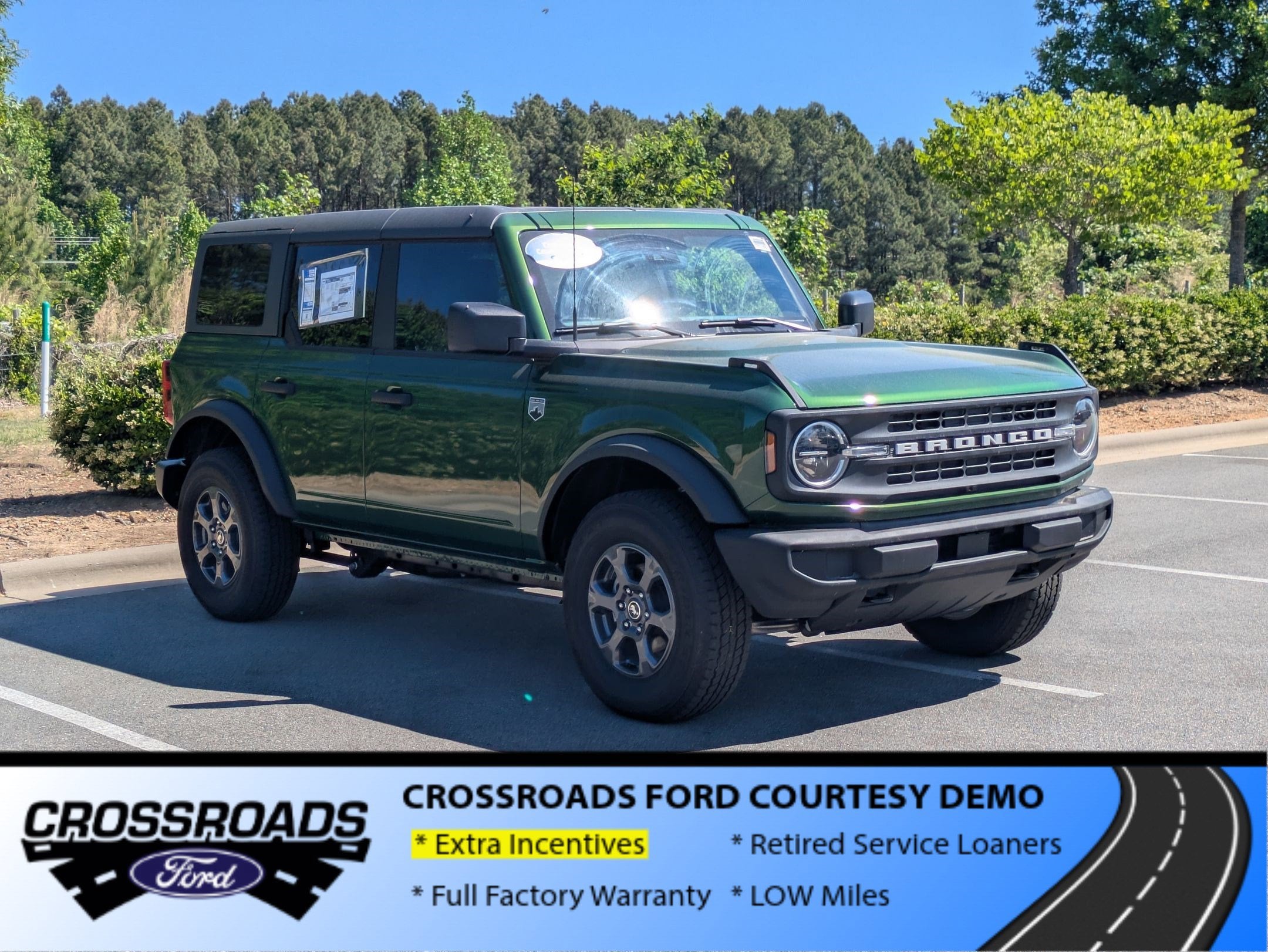 2025 Ford Bronco Big Bend - Crossroads Courtesy Demo