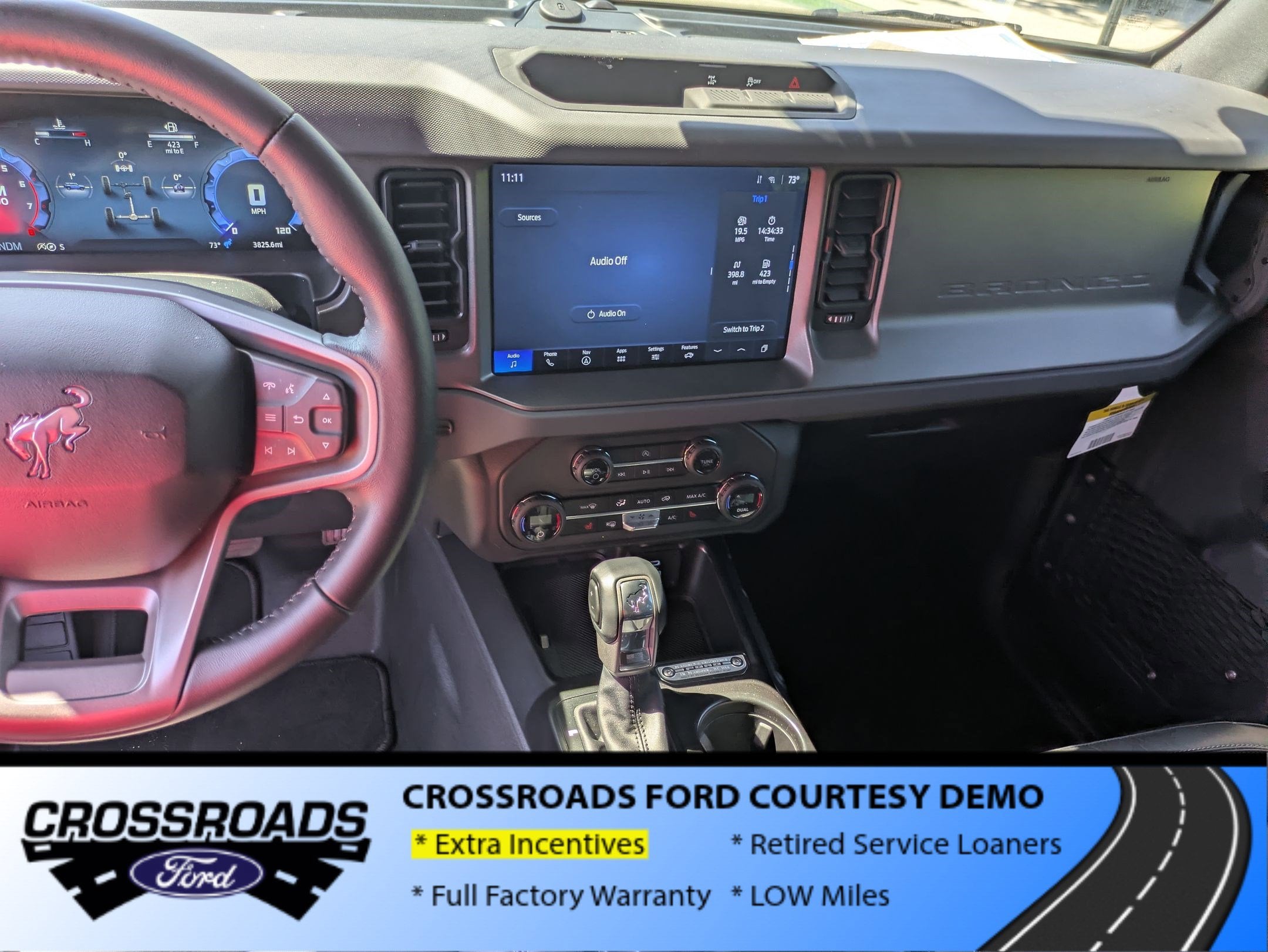 2025 Ford Bronco Big Bend - Crossroads Courtesy Demo