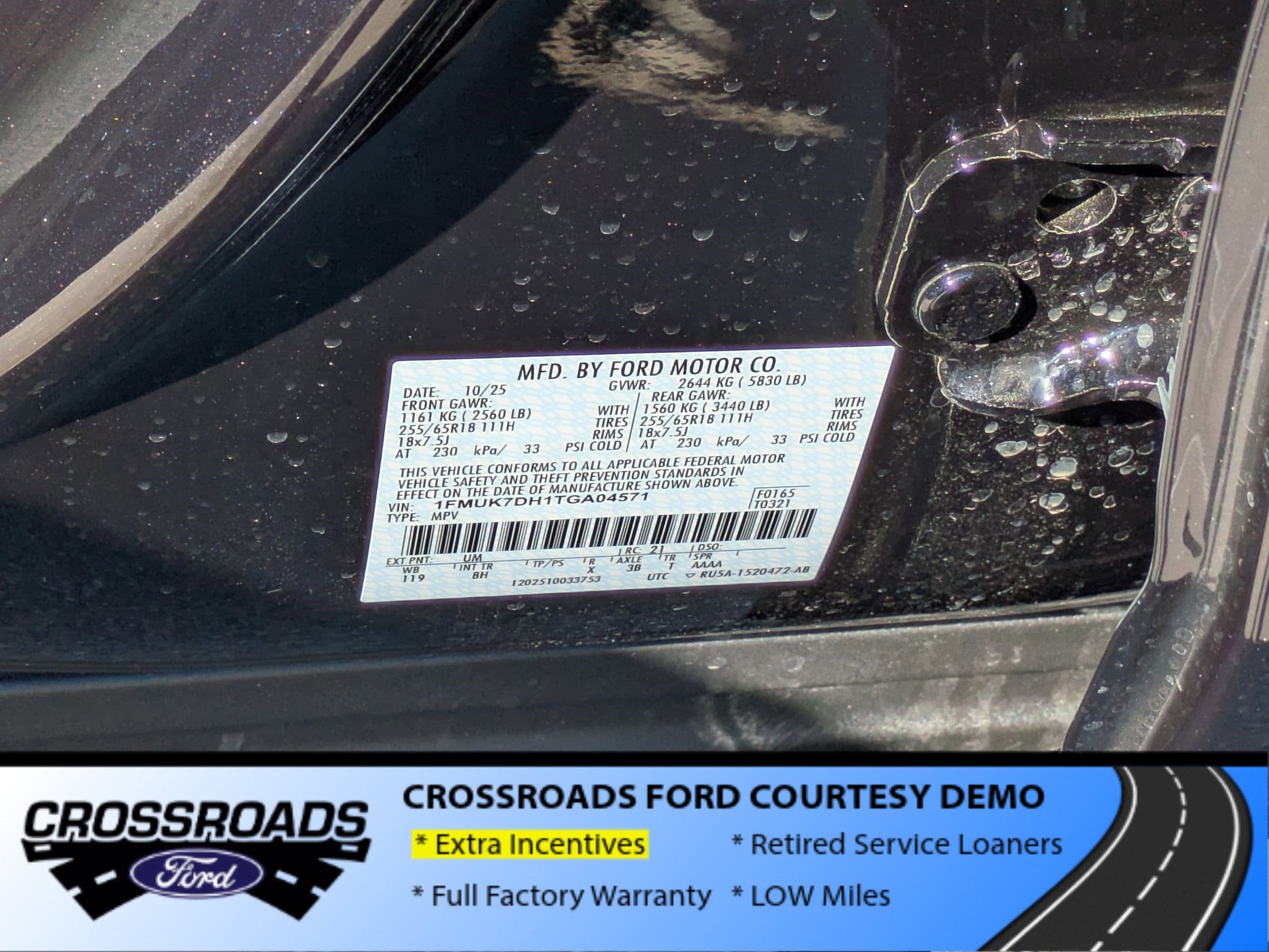 2026 Ford Explorer Active w/200A Pkg - Crossroads Courtesy Demo