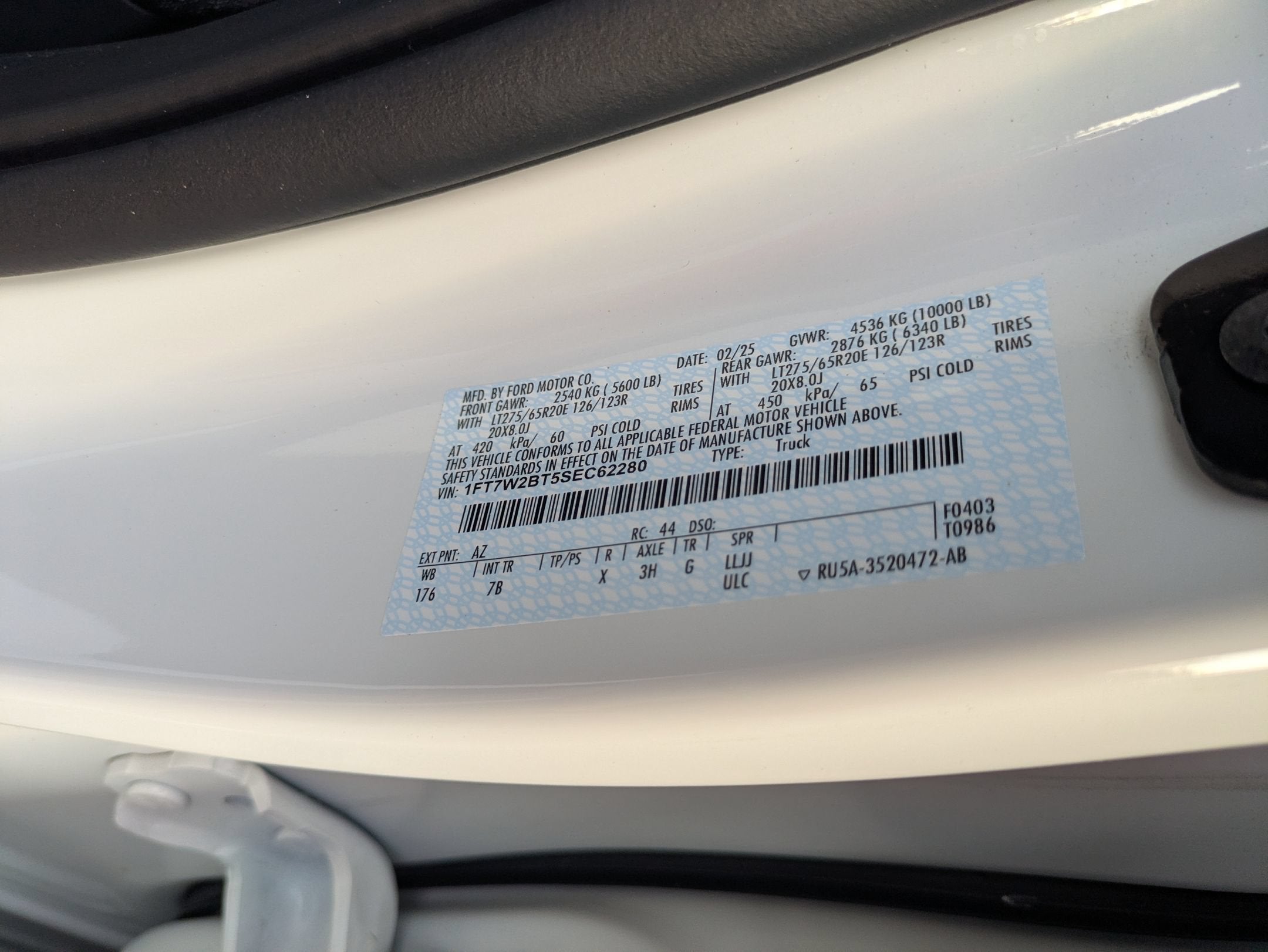2025 Ford Super Duty F-250 SRW Platinum