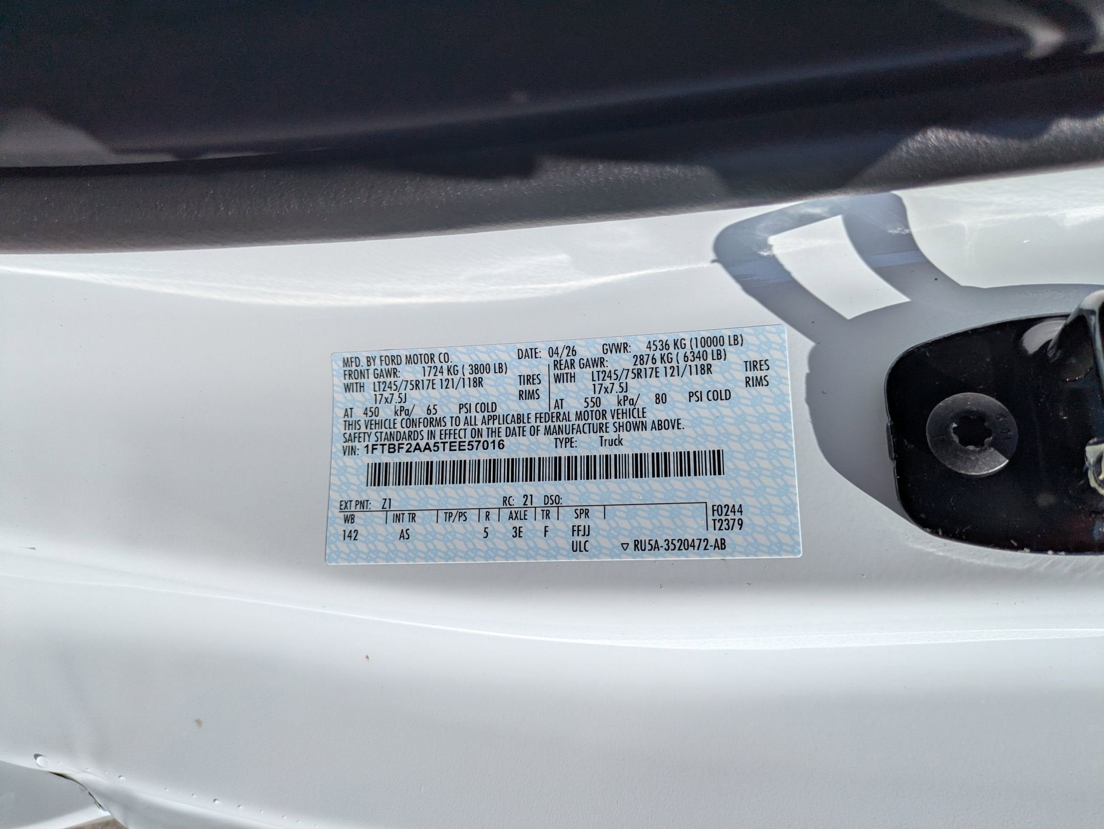 2026 Ford Super Duty F-250 SRW XL