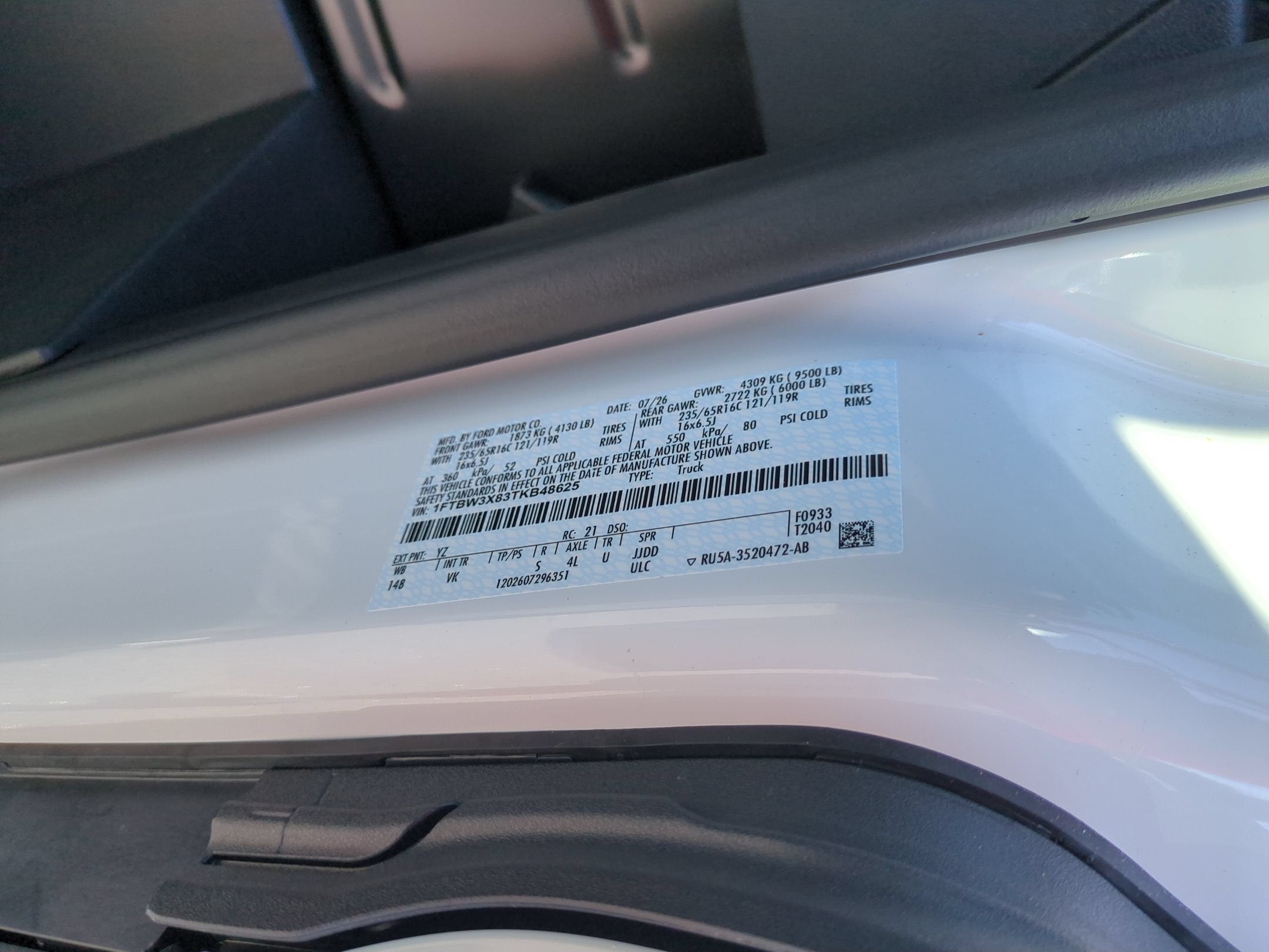 2026 Ford Transit Cargo Van Base