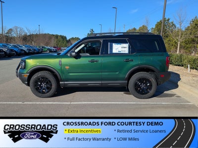 2025 Ford Bronco Sport Badlands - Crossroads Courtesy Demo