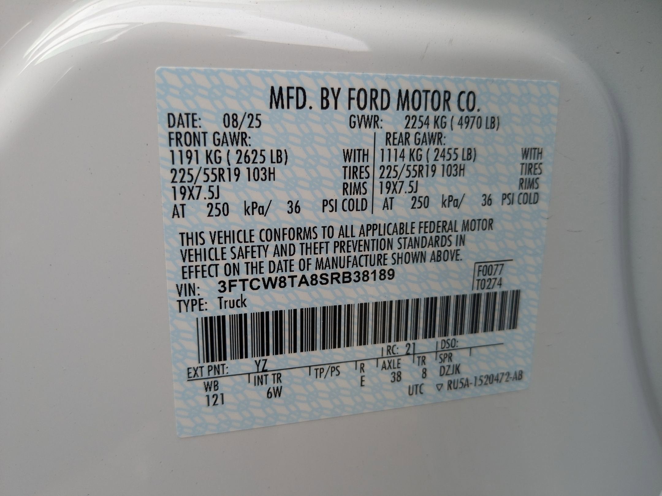 2025 Ford Maverick Lobo Standard