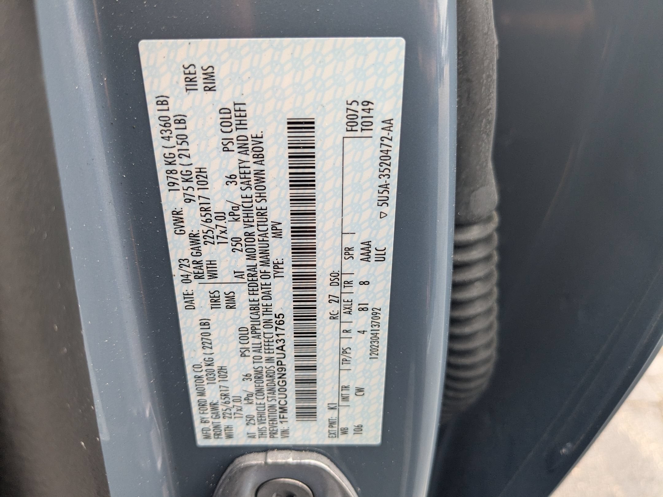 2023 Ford Escape Active
