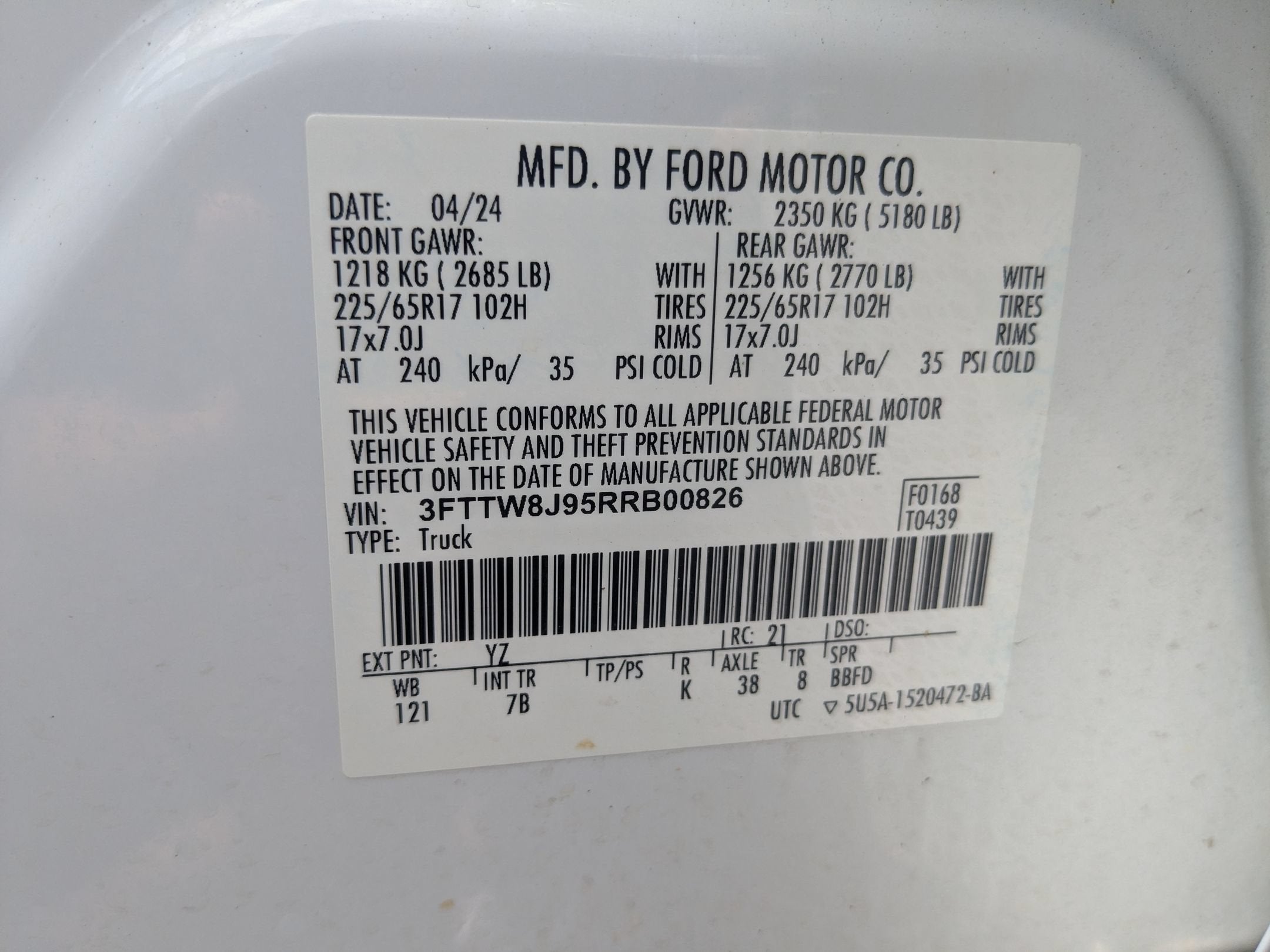 2024 Ford Maverick XLT