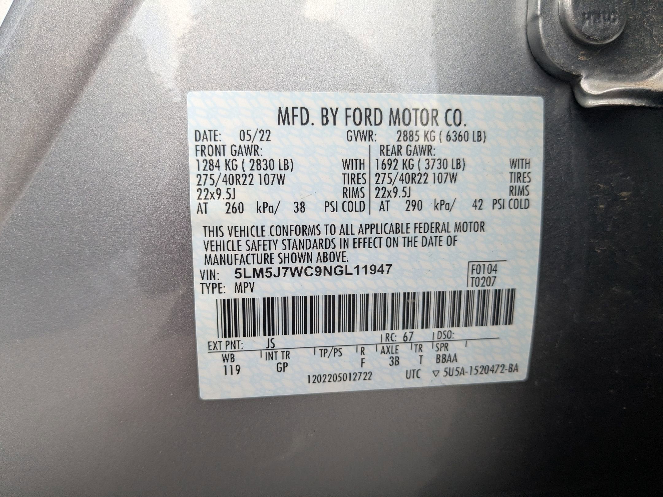 2022 Lincoln Aviator Reserve