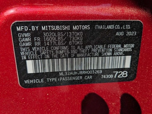 2024 Mitsubishi Mirage ES in Apex, NC, NC - Crossroads Cars