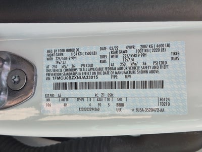 2022 Ford Escape SE Hybrid