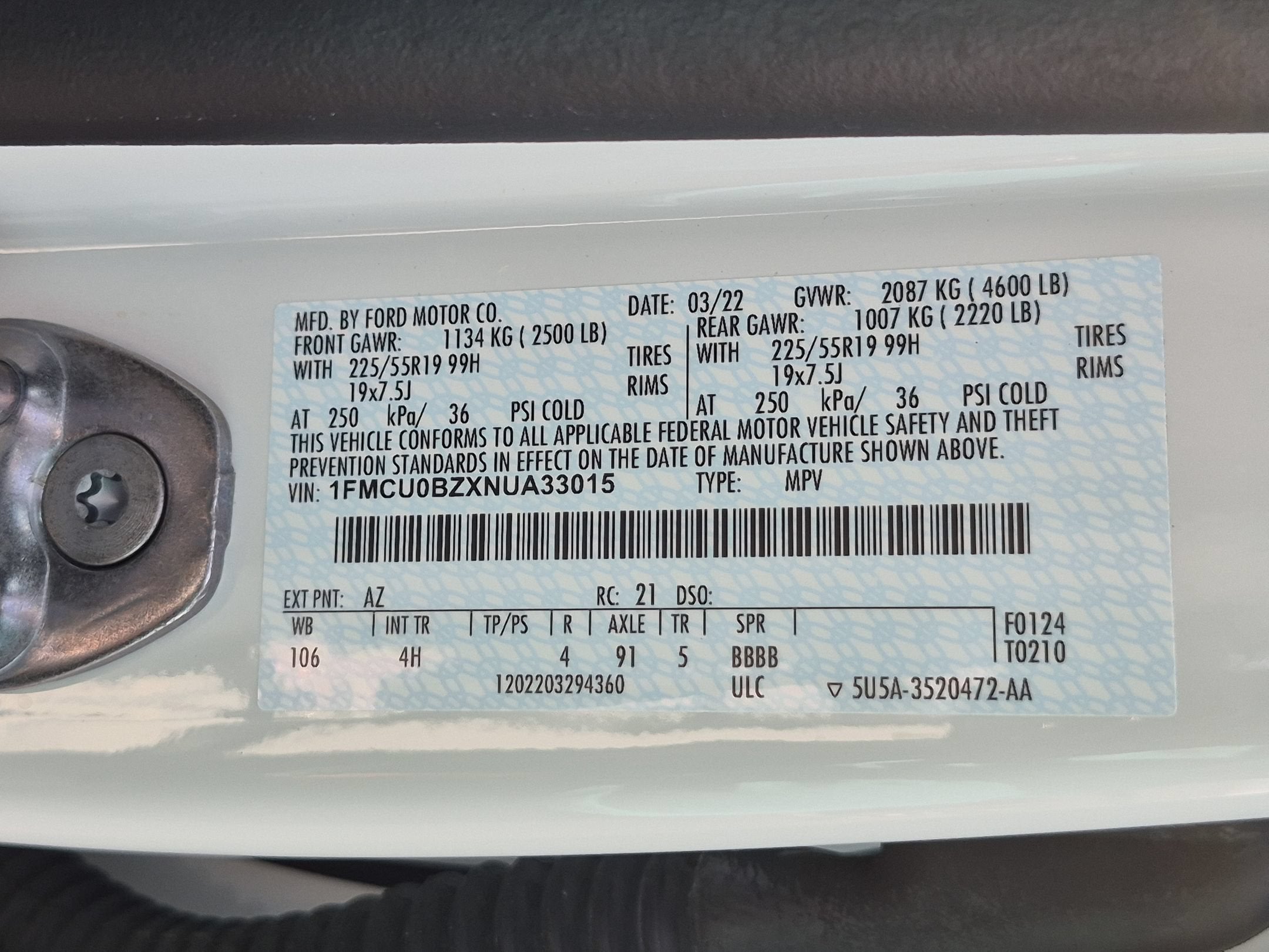 2022 Ford Escape SE Hybrid