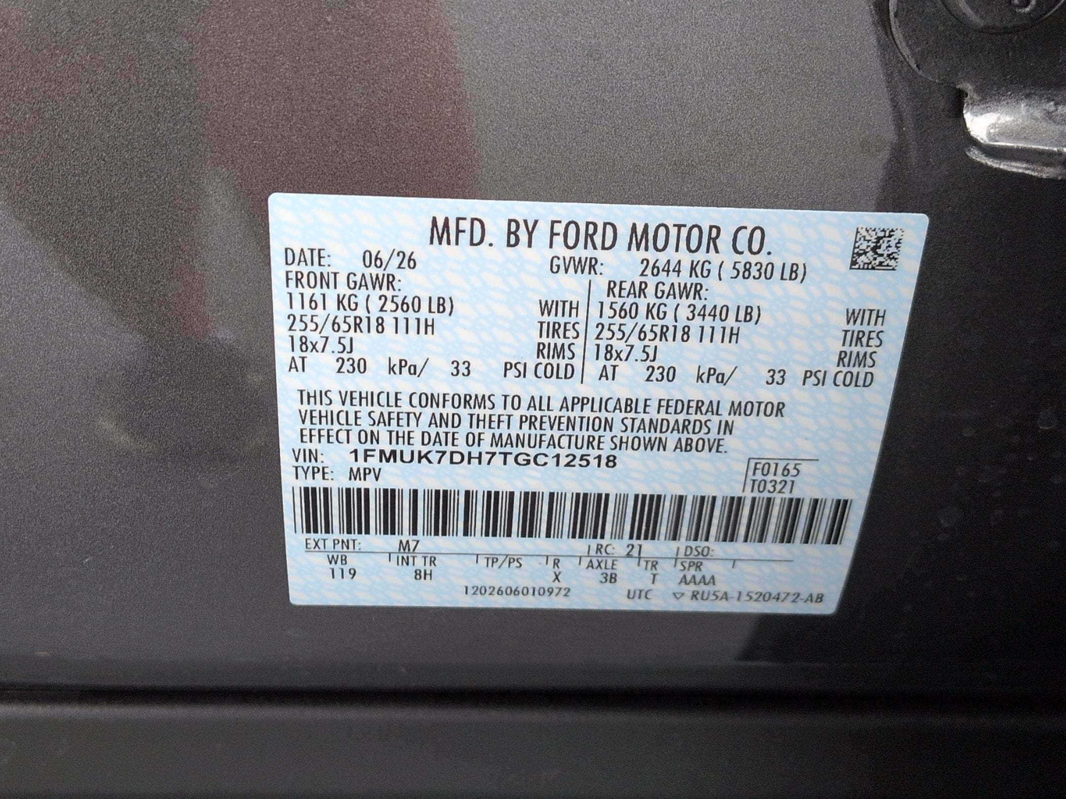 2026 Ford Explorer Active w/200A Pkg