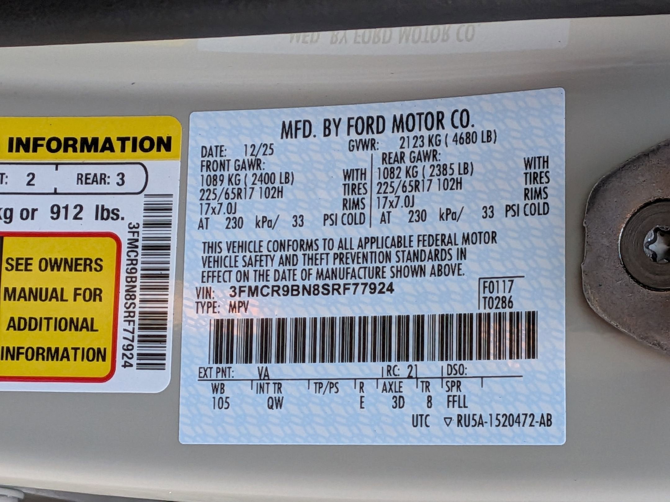 2025 Ford Bronco Sport Big Bend