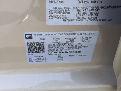 2022 GMC Sierra 1500 Elevation